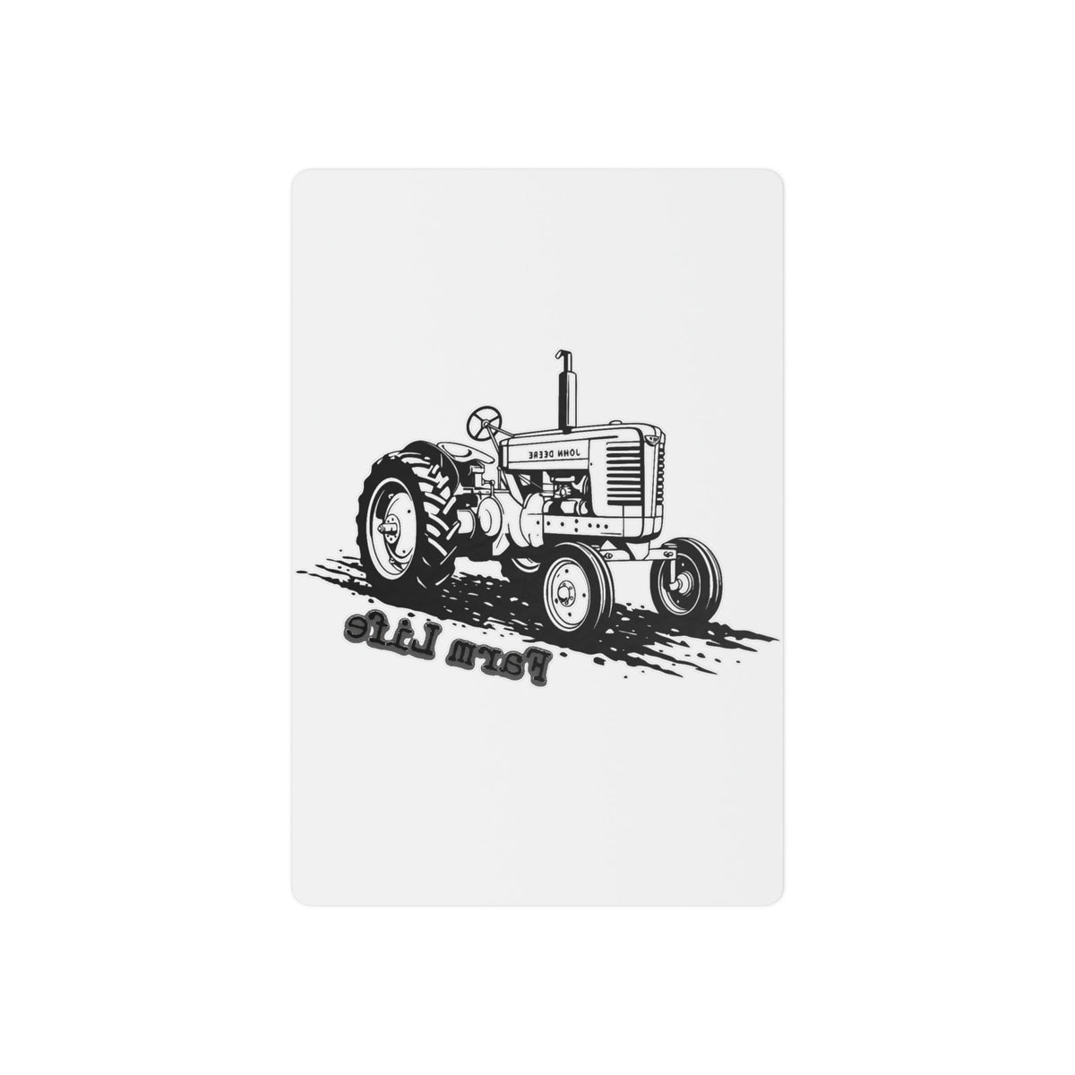Tractor Temporary Tattoo - Vintage Farm Illustration