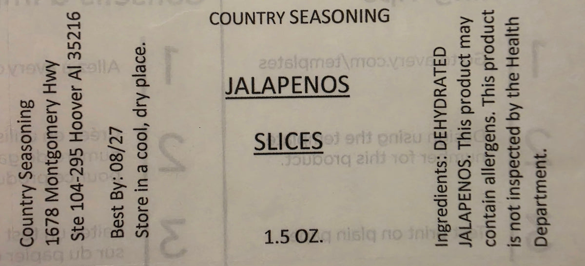 Dried Jalapeños